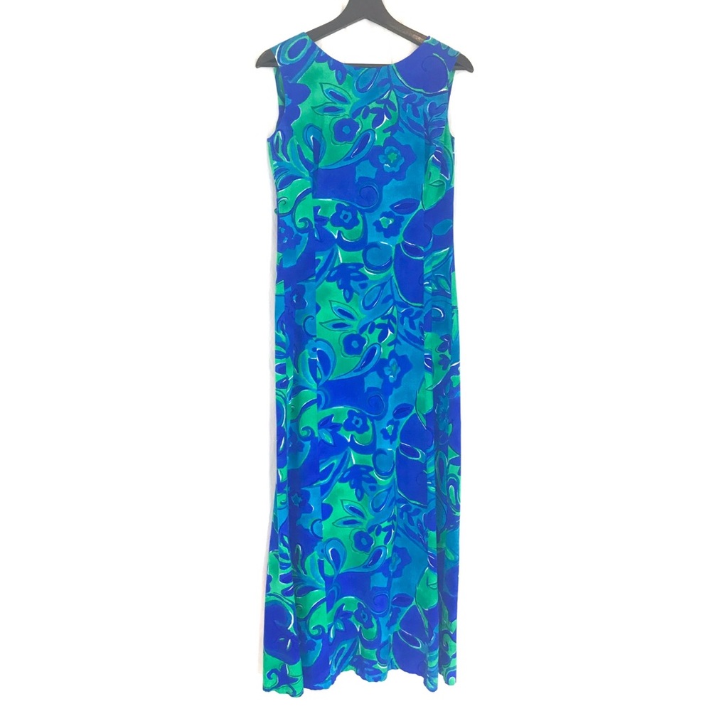 Vintage 50s Hale Hawaii Tiki MuMu PinUp Maxi Dress